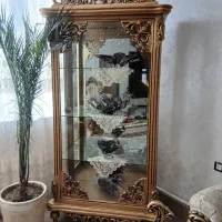 بوفه،صندلی دوتاشم کاملا چوب