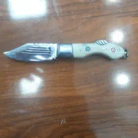 چاقوی بابا دستساز تیغه فولاد خالص دسته سفید|کوهنوردی و کمپینگ|تبریز, |دیوار