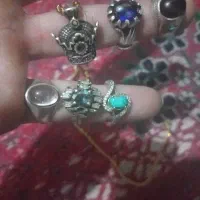 انگشتر و پلاک نقره