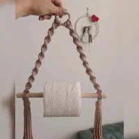مکرومه بافی،رانر،جا حوله ای،صندل ،دیوارکوب|صنایع دستی و سایر لوازم تزئینی|قوچان, |دیوار