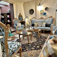 مبل استیل سلطنتی ۹ نفره مناسب جهازیه عروس