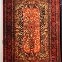 فرش ماشینی لاکی معادل 77 رج دستبافت
