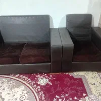 مبل راحتی هفت نفره طرح چرم ولی فوم|مبلمان خانگی و میز عسلی|کاشمر, |دیوار