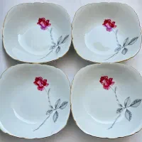 چینی قدیمی گل رز ژاپن|ظروف سرو و پذیرایی|یزد, |دیوار