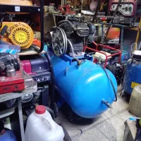 پمپ باد۳۰۰ لیتری و کارواش موتوری و موتوری برق