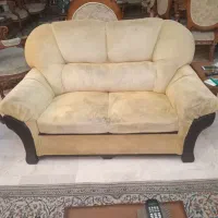 یک دست مبل هفت نفره دست دوم از جنس نبوک|مبلمان خانگی و میز عسلی|کرج, فاز ۱ مهرشهر|دیوار