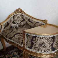 میز تلفن تمام چوب