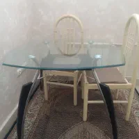 میز ناهار خوری همراه با ۲ عدد صندلی
