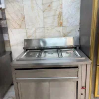 تاپینگ گرم ۳ لگنه استیل سالم