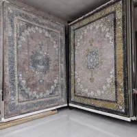 جدیدترین مدل فرش 700 شانه/ نقره ای دودی