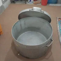 دیگ ده منه سطل زباله در دار چرخ دار صنعتی