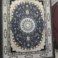 فرش تمام نخ گل ابریشم برجسته،،