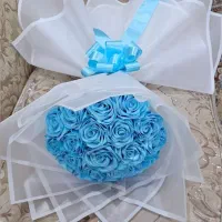 سفارش انواع دسته گل روبانی پذیرفته میشود|گل مصنوعی|بوشهر, |دیوار