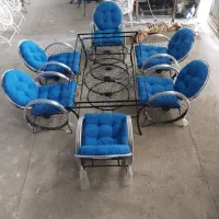 کالسکه ای *میز وصندلی شیک خوش رنگ