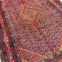 ۶متری دستبافت نقشه ماهی سرمه ای حاشیه قرمز|فرش|تهران, یوسفآباد|دیوار