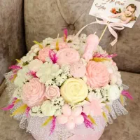 باکس گل شمع و گیفت شمع