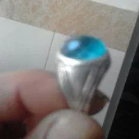 انگشتر نقره توپاز اصل