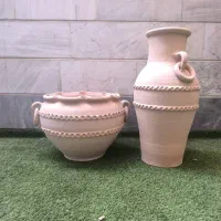 دکوری پلی استر و گدان سفالی زیر قیمت