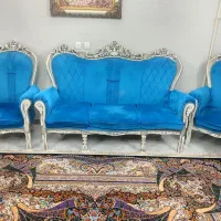 مبلمان نیمه سلطنتی و میز عسلی و جلومبلی|مبلمان خانگی و میز عسلی|اصفهان, کوجان|دیوار