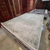 فرش مارون ۹ متری سبز و بژ و طوسی سبز|فرش|مشهد, امیر|دیوار