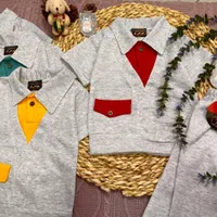 عمده- تیشرت شلوارک یقه رنگی ۲شماره