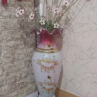 گل با گلدان