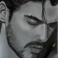 طراحی چهره به سبک سیاه قلم|تابلو، نقاشی، عکس|کاشان, فاز ۱ ناجی آباد|دیوار