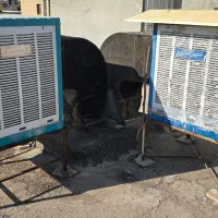 دو عدد کولر آبی به همراه منبع آب