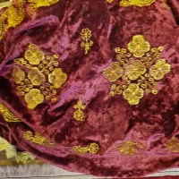 رومیزی  مخمل سنتی سوزن دوزی|پرده، رانر، رومیزی|کرج, شهرک اوج|دیوار