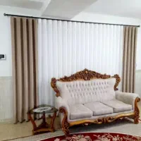 پرده.پارچه.لوازم( قیمتهاواقعی)|پرده، رانر، رومیزی|گرگان, |دیوار