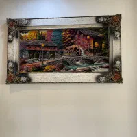 تابلو فرش طرح طبیعت