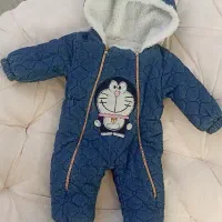 کاپشن سرهمی داخل خز همراه پاپوش|کفش و لباس بچه|اردکان, |دیوار