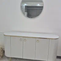 کنسول جا کفشی میزتلویزیون طلایی