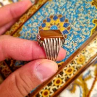 انگشتر نقره عقیق شرف شمس|جواهرات|نظرآباد, شهرک فرهنگیان|دیوار