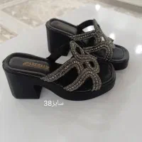 کفش دمپایی مجلسی زنانه در حد نو