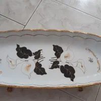 ظرف پایه دار و دسته دار لوکس چینی