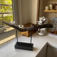 گلدان و مجسمه استیل پرنده اکسیر ونک|صنایع دستی و سایر لوازم تزئینی|تهران, جنت‌آباد جنوبی|دیوار