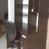 میز تحریر کتابخانه دار با صندلی