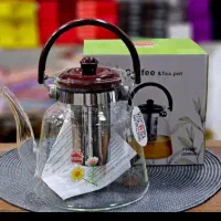 کتری شیشه ای نو