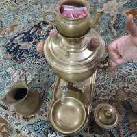 سماور ذغالی برنجی