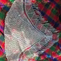 روسری قلاب بافی روسری قاسم آبادی ابریشمی|لباس|کومله, |دیوار