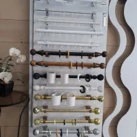 چوب پرده و کلیه ملزومات پرده( لوازم پرده وحدانی )