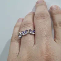 انگشتر نقره رنگ ثابت|بدلیجات|رامسر, |دیوار