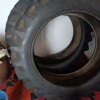 لاستیک عقب تراکتور38-14 رومانی و لاستیک جلو روسی