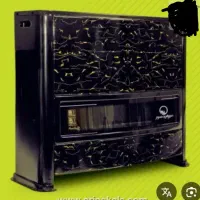 بخاری گاز سوز گرافیکی مدل ۱۲۰ رنگ مدادی