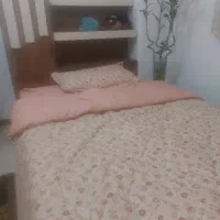 تخت خواب یک نفره با تشک عرض ۱۳۰