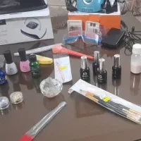 وسایل کاشت ناخن نو و کامل  با کارتن اصلی