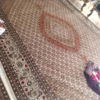 جفت فرش نه متر ماهی در حد نو