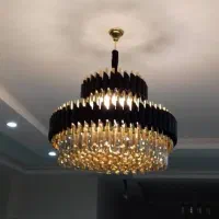 لوستر کریستالی سانتی تولیدی زیر قیمت