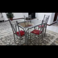 نهار خوری استیل ۴نفره ۴۵۰۰۰۰۰